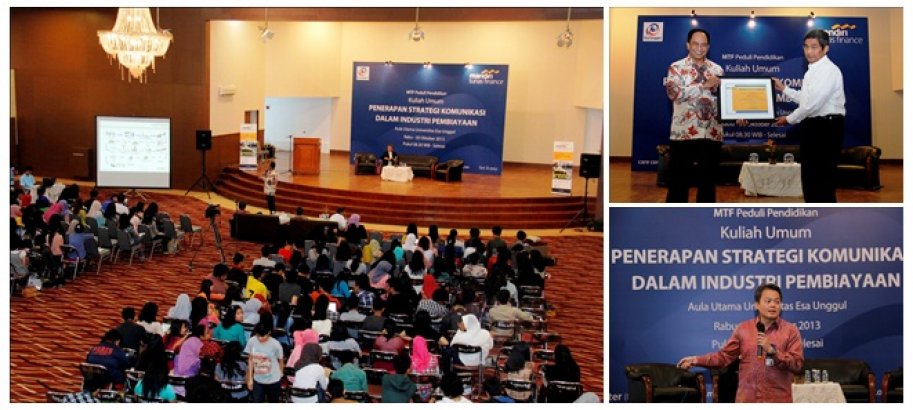 PUBLIC LECTURE ON THE APPLICATION OF COMMUNICATION STRATEGIES IN THE FINANCING INDUSTRY