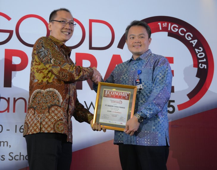 Mandiri Tunas Finance Wins GCG Award with Very Good title